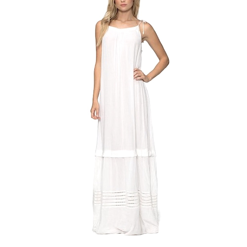 Tavik Moonlight Maxi Dress or Cover-Up in White, Sz. S